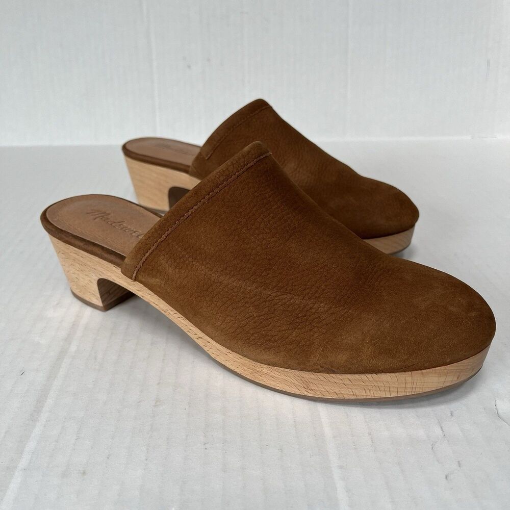 Madewell Brown Suede Mules